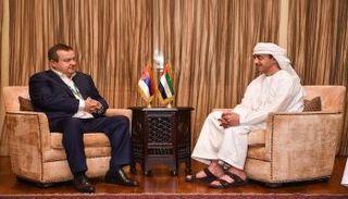وزير الخارجية والتعاون الدولي الإماراتي ونظيره الصربي