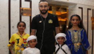 استقبال حافل لبعثة النصر السعودي في الإمارات