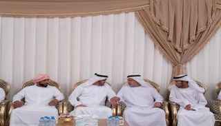محمد بن زايد يقدم واجب العزاء في شهيد الإمارات عبدالله أحمد الحوسني