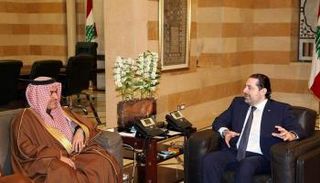 سعد الحريري برفقة الوزير السعودي ثامر السبهان - أرشيفية