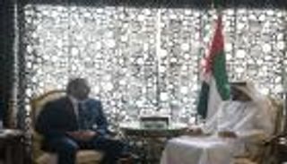محمد بن زايد يستقبل سعد الحريري
