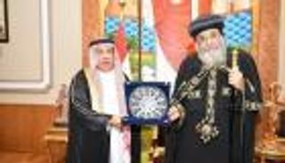  البابا تواضروس يلتقي أمين عام مركز الملك عبدالله للحوار بين الأديان