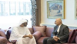 ولي عهد أبوظبي يستقبل الرئيس الأفغاني محمد أشرف غني