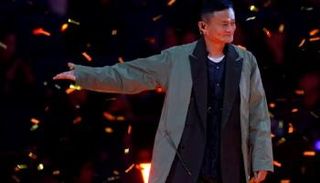 رئيس شركة علي بابا خلال المهرجان- رويترز