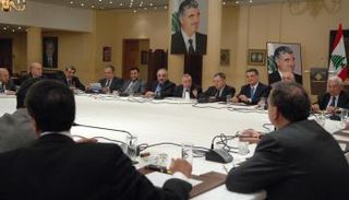 كتلة المستقبل اللبنانية في اجتماع سابق - أرشيفية