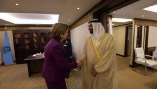 محمد بن أحمد البواردي والرئيس التنفيذي لشركة لوكهيد مارتن الأمريكية