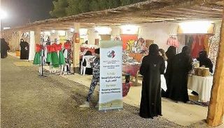 جانب من معروضات الأسر المشاركة