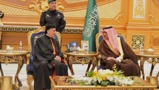 ثامر السبهان والبطريرك مار بشارة بطرس الراعي