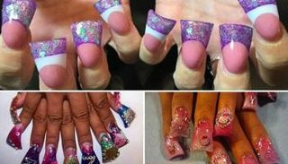 أظافر قدم البطة أحدث صيحة