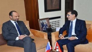 رئيس الوزراء الفرنسي ونظيره المغربي