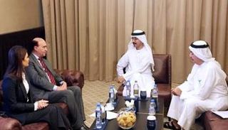 اللقاء مع ممثلي جهاز أبوظبي للاستثمار