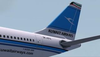 إحدى طائرات الخطوط الكويتية