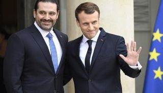 ماكرون يستقبل الحريري في الإليزية