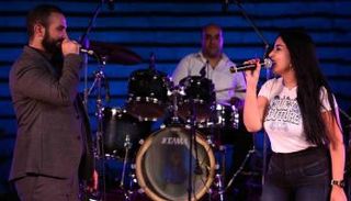 سمية الخشاب وأحمد سعد 