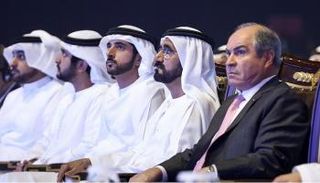 الشيخ محمد بن راشد آل مكتوم يشهد افتتاح قمة المعرفة