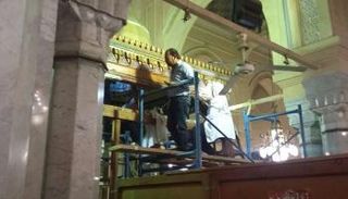 تواصل أعمال الترميم تمهيدا لإعادة افتتاحه يناير كانون الثاني المقبل