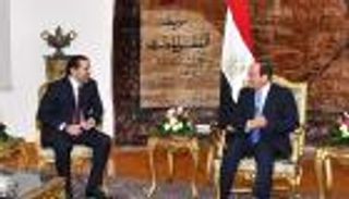 السيسي للحريري: ندعم استقرار لبنان وتوافق أطرافه