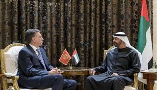 الشيخ محمد بن زايد آل نهيان يستقبل رئيس مونتينيجرو