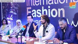 هاني البحيري وعليوة وضيوف المهرجان خلال المؤتمر الصحفي