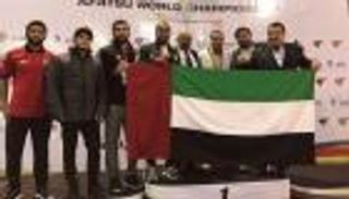 محمد بن زايد يهنئ بطل منتخب الإمارات لفوزه ببطولة العالم للجوجيتسو