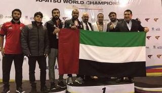 بطل منتخب الإمارات الوطني لرياضة الجوجيتسو فيصل الكتبي