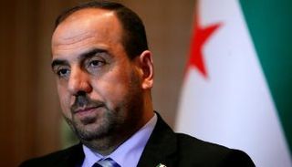 نصر الحريري رئيس وفد المعارضة السورية (رويترز)
