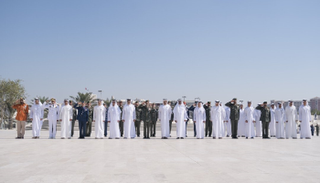 محمد بن زايد يحضر الدعاء الصامت لشهداء الإمارات