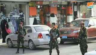 قوات يمنية تحمي المواطنين في شوارع صنعاء