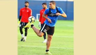 فاندرلي خلال التدريبات