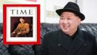 زعيم كوريا الشمالية يداعب غلاف الـ"تايم" على طريقة هتلر