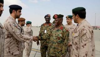 قادة القوات الإماراتية والسودانية المشاركة في التمرين