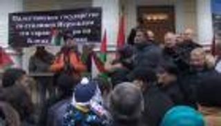 اعتصام أمام سفارة فلسطين في موسكو احتجاجا على قرار ترامب