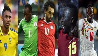 الخماسي المرشح للفوز بجائزة BBC لأفضل لاعب أفريقي