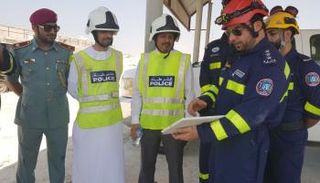 أثناء تجربة الطائرة بدون طيار