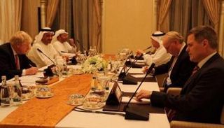 جانب من الاجتماع التشاوري للجنة الرباعية الدولية بشأن اليمن