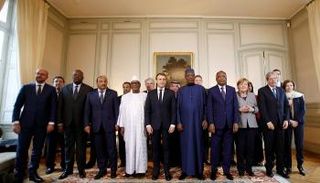 صورة جماعية للمشاركين في مؤتمر دعم القوة المشتركة لدول الساحل الخمس