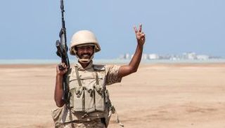 جندي تابع لقوات الجيش اليمني-أرشيفية