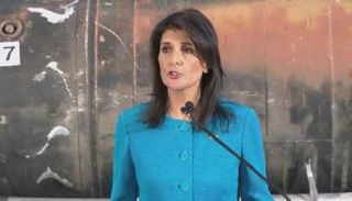 المندوبة الأمريكية لدى الأمم المتحدة نيكي هيلي