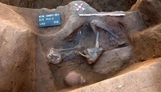 دفنة من جبانة عصر الانتقال الأول