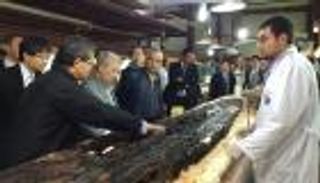 بالصور.. زيارة يابانية لمركب خوفو الثانية بمصر