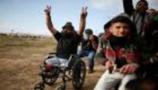 أبوثريا.. فلسطيني ارتقى شهيدا على عكاز الصمود