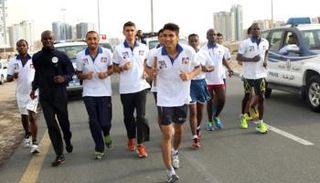 من مشاركات سابقة في المارثون