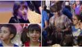 بالفيديو.. شاروخان يرقص مع ابنه في حفل مدرسي