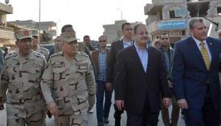 وزيرا الدفاع والداخلية المصريان خلال جولة تفقدية سابقة -أرشيفية