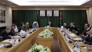 جانب من المباحثات الإماراتية الأردنية