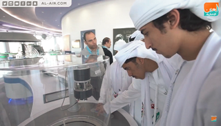 طلاب رحلة الاتحاد في مرصد الشارقة