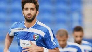 فهد الأنصاري لاعب الكويت