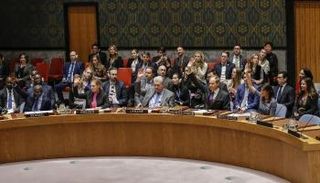 مجلس الأمن خلال جلسة التصويت - أ. ف. ب