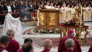 بابا الفاتيكان في قداس عيد الميلاد