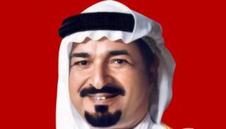 الشيخ حميد بن راشد النعيمي عضو المجلس الأعلى حاكم عجمان